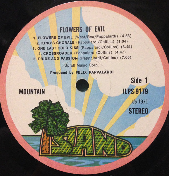 Mountain – Flowers Of Evil LP vinyl record, image 3 of 6