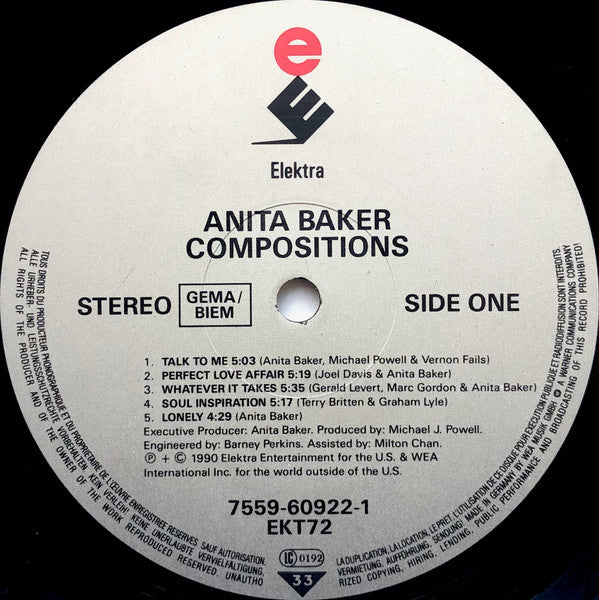 Anita Baker – Compositions LP vinyl record, image 3 of 7