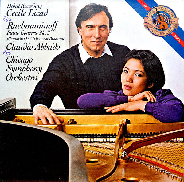 Cecile Licad, Sergei Rachmaninoff, Claudio Abbado, Chicago Symphony Orchestra – Piano Concerto No. 2 / Rhapsody On A Theme Of Paganini LP vinyl record, image 1 of 5