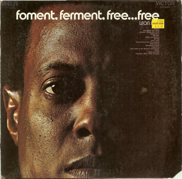 Leon Bibb – Foment, Ferment, Free... Free LP vinyl record, image 1 of 4