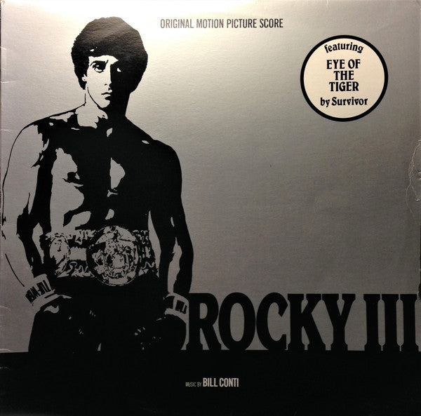 Bill Conti – Rocky III - Original Motion Picture Score LP vinyl record, image 1 of 6