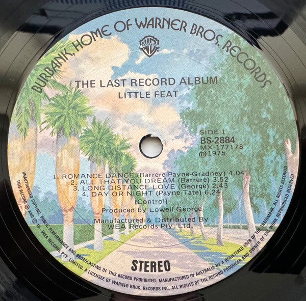 Little Feat – The Last Record Album LP vinyl record, image 3 of 4