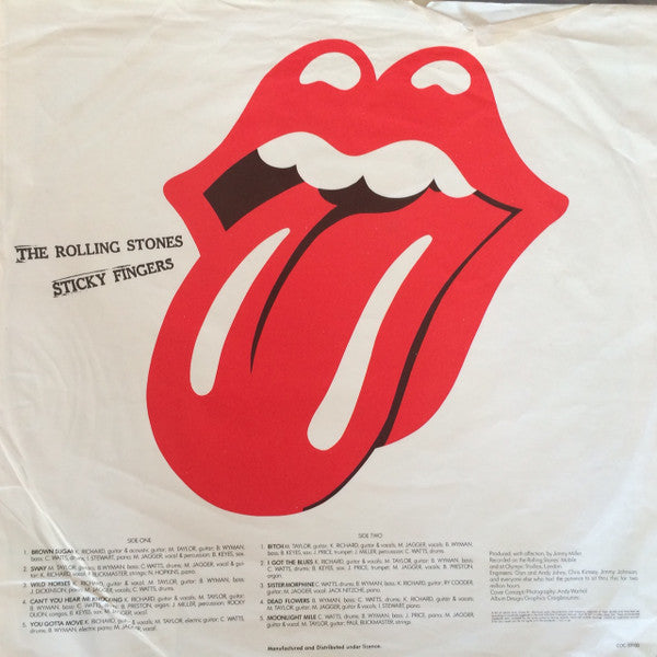 The Rolling Stones – Sticky Fingers LP vinyl record, image 5 of 8