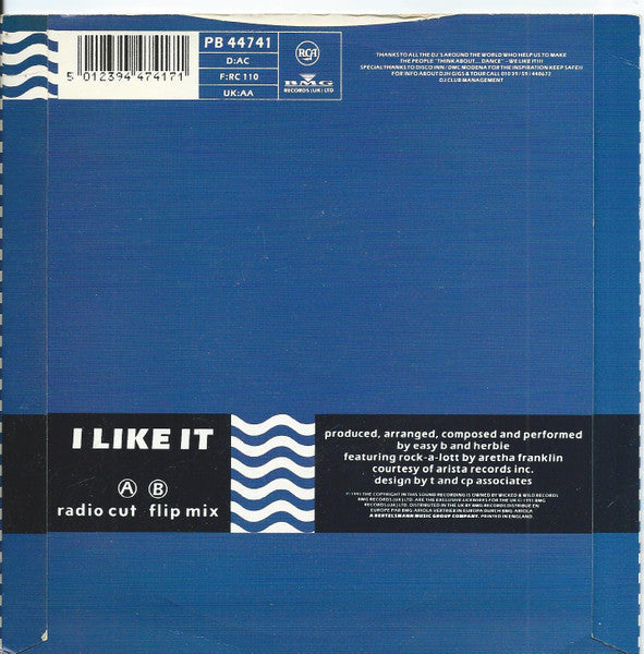 DJ H. Feat. Stefy – I Like It 7" vinyl record, image 4 of 4