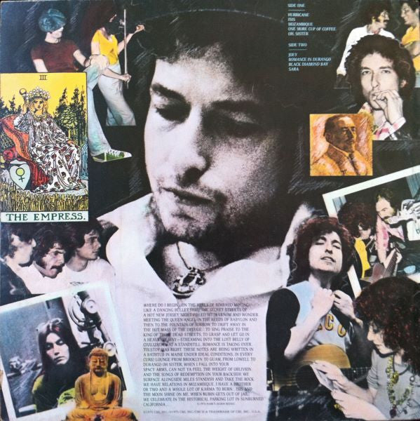 Bob Dylan – Desire LP vinyl record, image 6 of 6