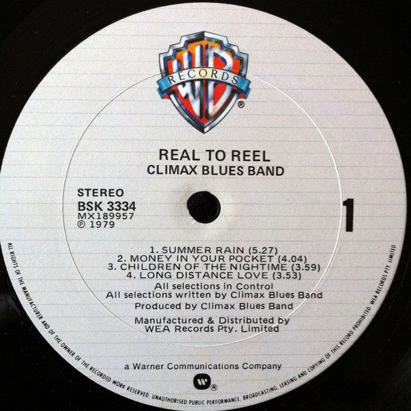 Climax Blues Band – Real To Reel LP vinyl record, image 4 of 5