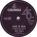 Jeff Beck – Love Is Blue (L'amour Est Bleu) 7" vinyl record, image 1 of 2