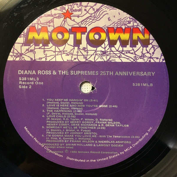 The Supremes – 25th Anniversary (3xLP) LP vinyl record, image 6 of 10