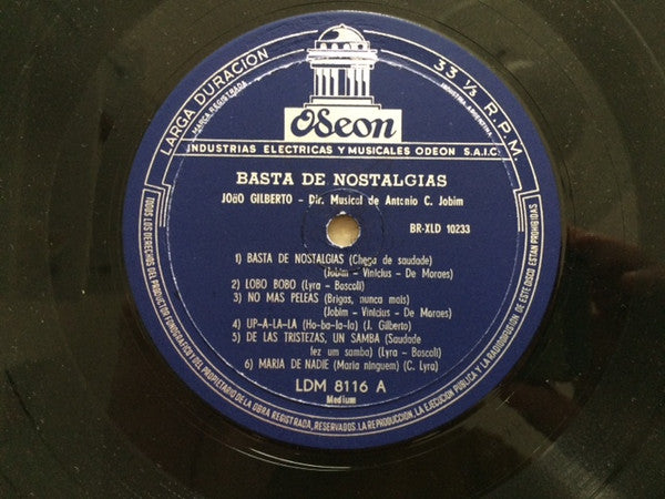 João Gilberto – Basta De Nostalgias LP vinyl record, image 4 of 4