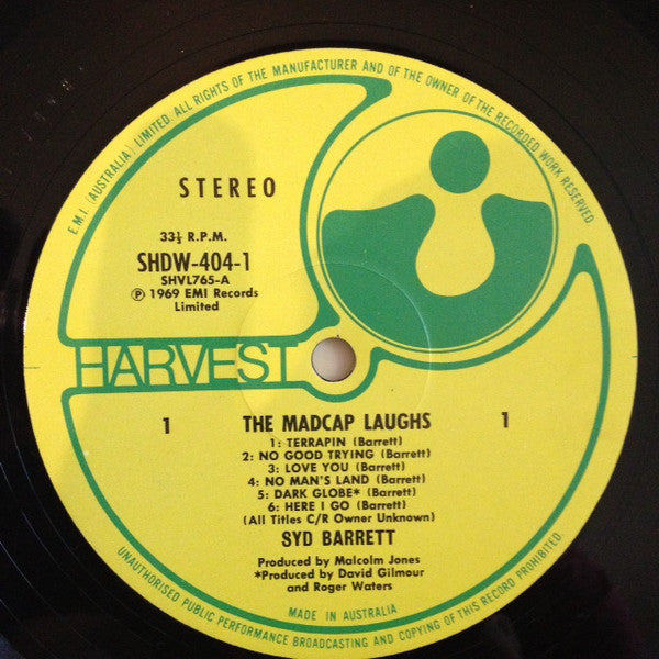 Syd Barrett – The Madcap Laughs / Barrett (2xLP) LP vinyl record, image 3 of 6
