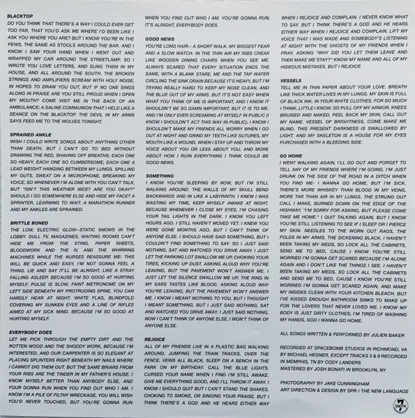 Julien Baker – Sprained Ankle LP vinyl record, image 5 of 5