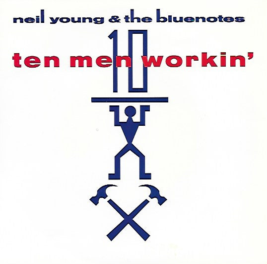 Neil Young, The Bluenotes – Ten Men Workin' 7" vinyl record, image 1 of 4