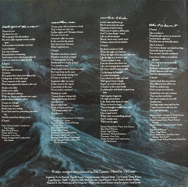 Eric Carmen – Boats Against The Current LP vinyl record, image 5 of 6