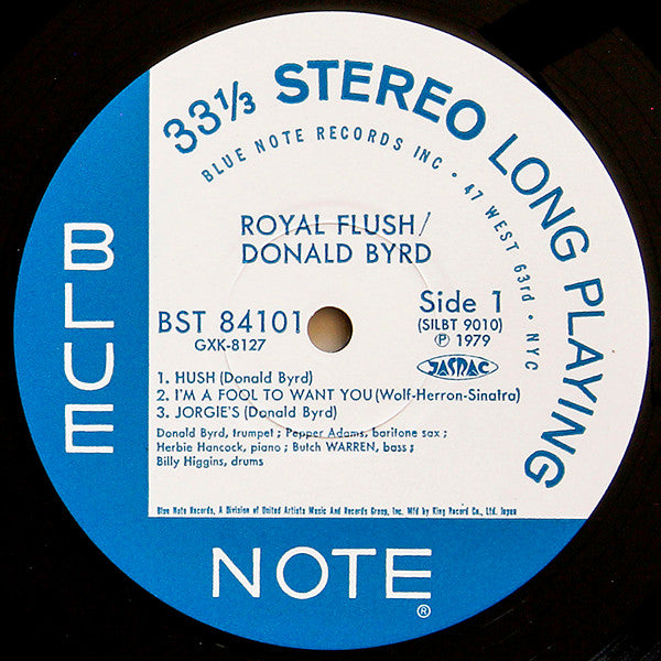 Donald Byrd – Royal Flush LP vinyl record, image 4 of 4