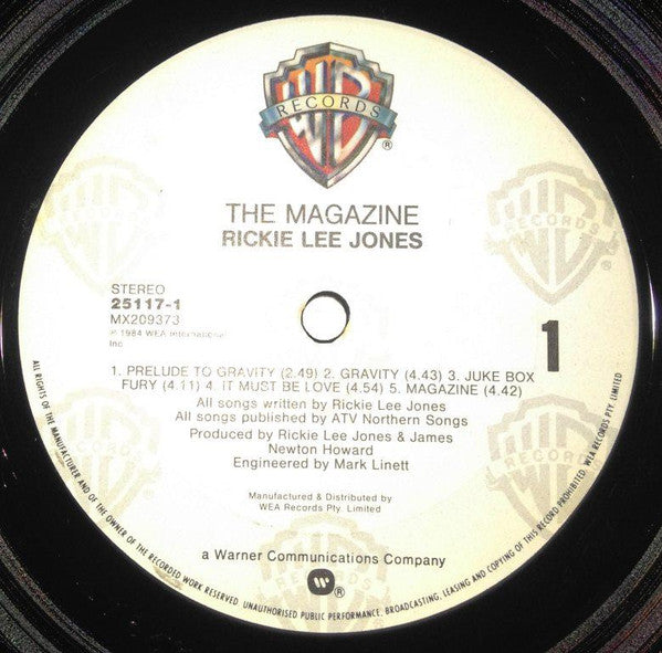 Rickie Lee Jones – The Magazine LP vinyl record, image 5 of 6