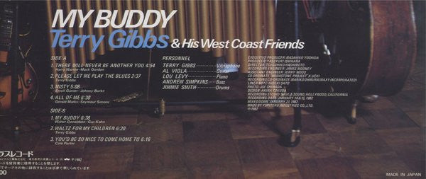 Terry Gibbs & His West Coast Friends – My Buddy LP vinyl record, image 6 of 8