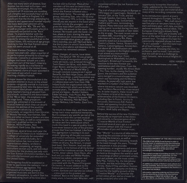 Stan Kenton – Stan Kenton Today (2xLP) LP vinyl record, image 7 of 8