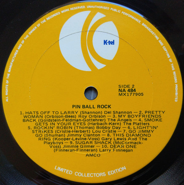 Various – Pin-Ball Rock LP vinyl record, image 7 of 7