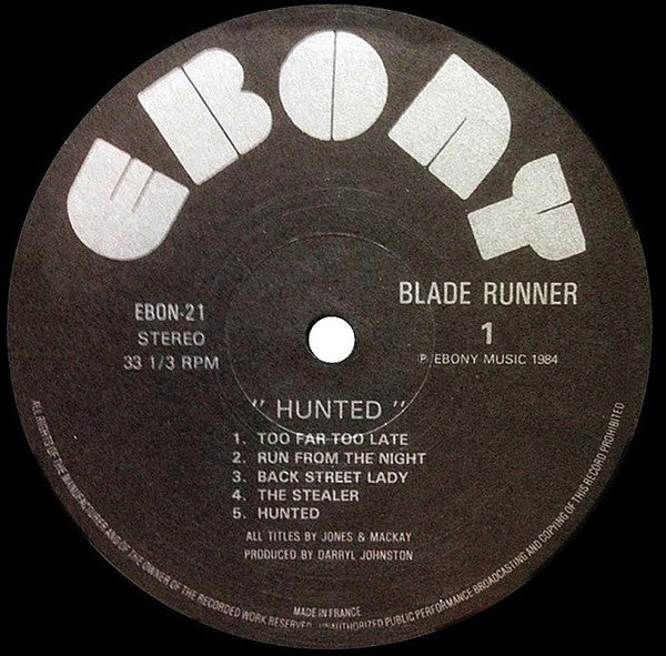 Blade Runner – Hunted LP vinyl record, image 5 of 5