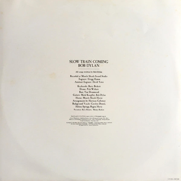 Bob Dylan – Slow Train Coming LP vinyl record, image 8 of 10