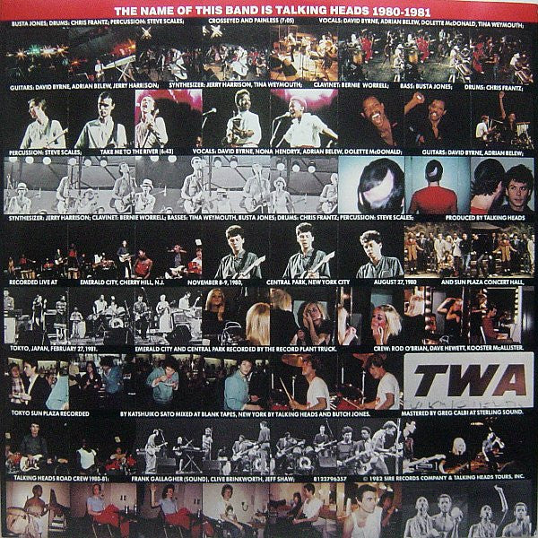 Talking Heads – The Name Of This Band Is Talking Heads (2xLP) LP vinyl record, image 10 of 10