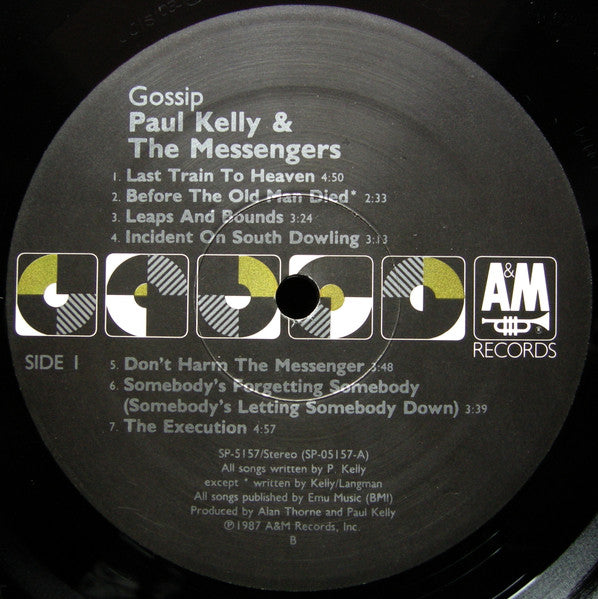 Paul Kelly And The Messengers – Gossip LP vinyl record, image 3 of 10