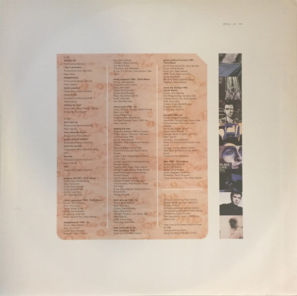 Peter Gabriel – Shaking The Tree (Twelve Golden Greats) LP vinyl record, image 4 of 6