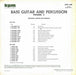 Herbie Flowers, Barry Morgan – Bass Guitar And Percussion - Volume 2 LP vinyl record, image 2 of 4
