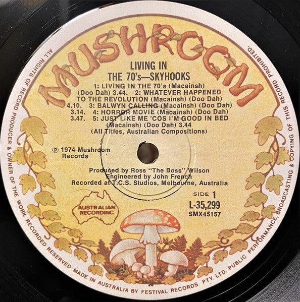 Skyhooks – Living In The 70's LP vinyl record, image 7 of 8