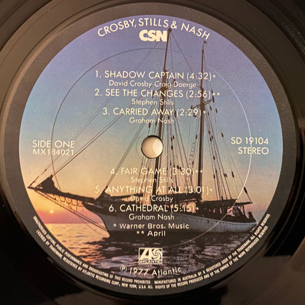 Crosby, Stills & Nash – CSN LP vinyl record, image 5 of 6