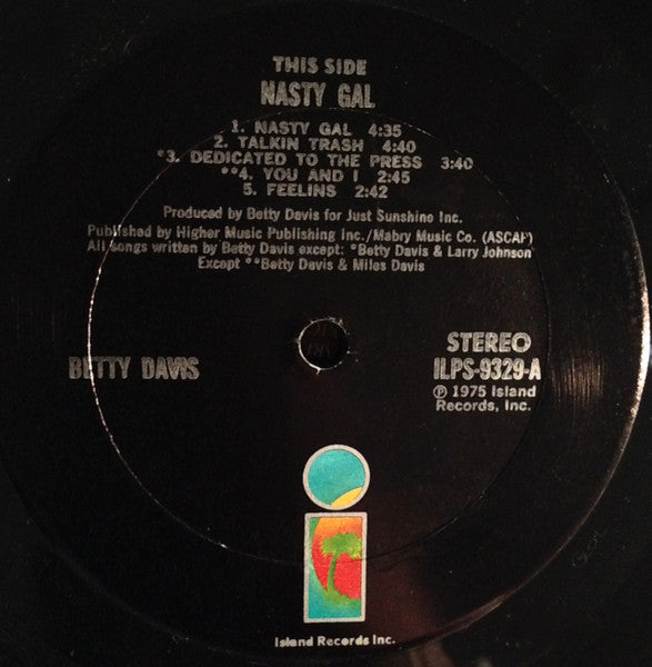 Betty Davis – Nasty Gal LP vinyl record, image 3 of 6