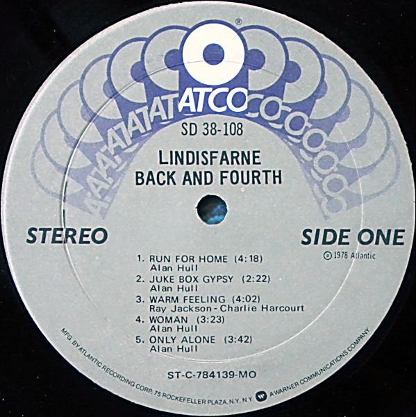 Lindisfarne – Back And Fourth LP vinyl record, image 3 of 6