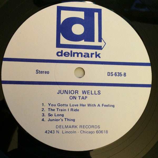 Junior Wells – On Tap LP vinyl record, image 4 of 6