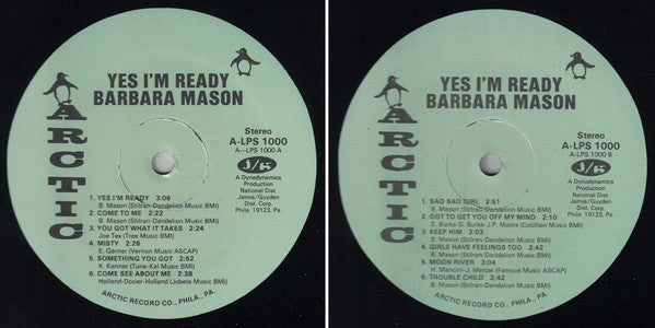 Barbara Mason – Yes, I'm Ready LP vinyl record, image 3 of 3