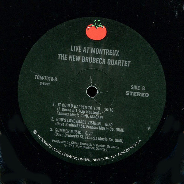 The New Brubeck Quartet – Live At Montreux LP vinyl record, image 4 of 8