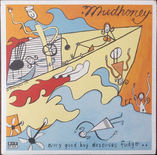 Mudhoney – Every Good Boy Deserves Fudge LP vinyl record, image 1 of 7