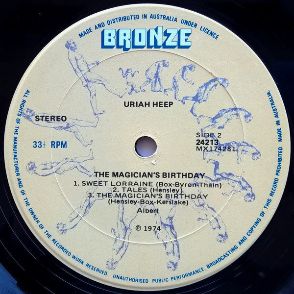 Uriah Heep – The Magician's Birthday LP vinyl record, image 5 of 9