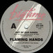 Flaming Hands – Out Of Our Hands 7" vinyl record, image 3 of 5