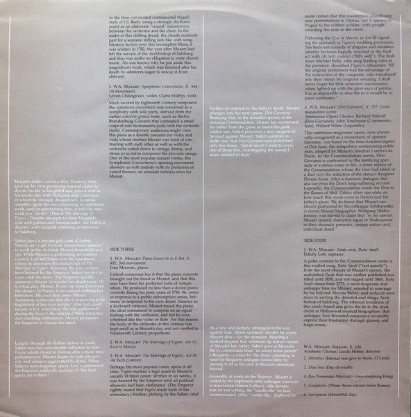 Sir Neville Marriner, The Academy Of St. Martin-in-the-Fields – Amadeus (Original Soundtrack Recording) (2xLP) LP vinyl record, image 10 of 10