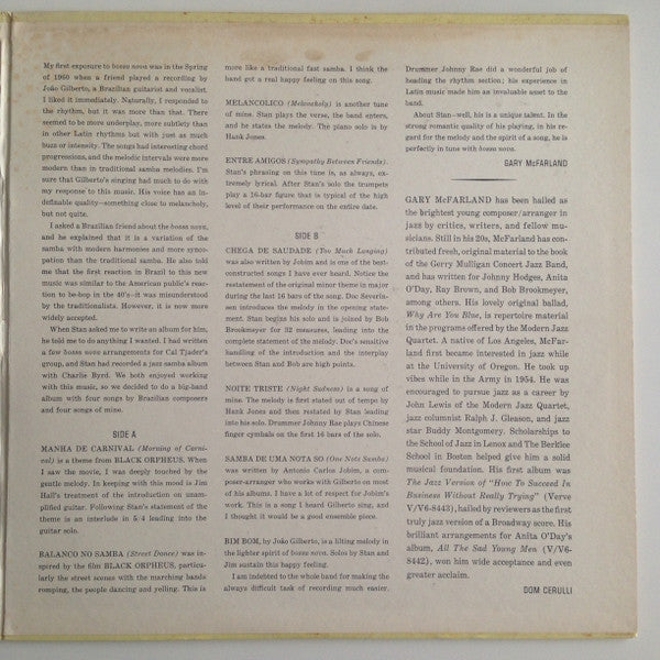 Stan Getz – Big Band Bossa Nova LP vinyl record, image 4 of 7