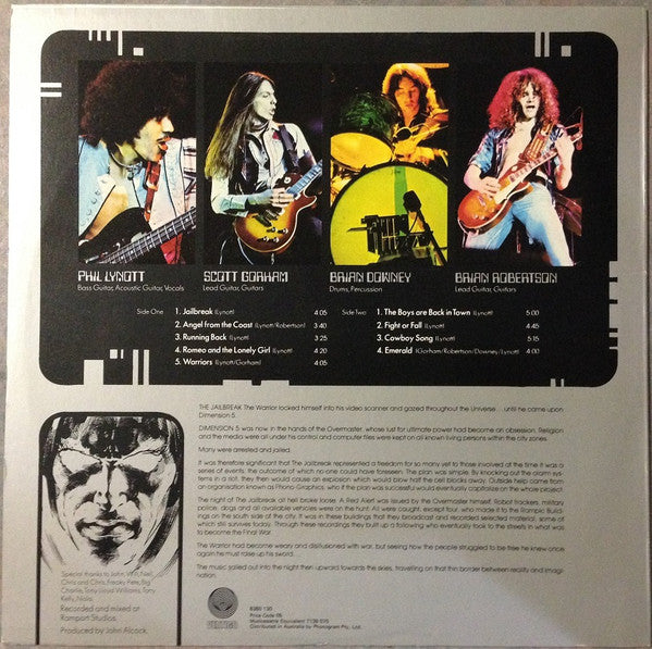 Thin Lizzy – Jailbreak LP vinyl record, image 2 of 5