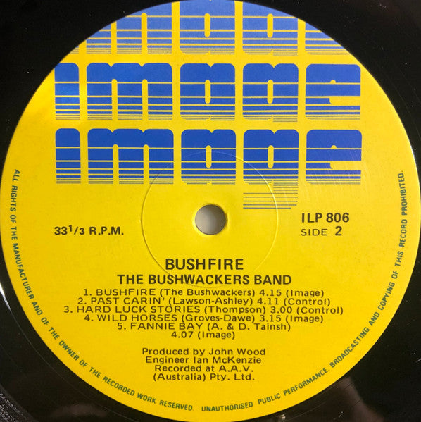 The Bushwackers – Bushfire LP vinyl record, image 5 of 10