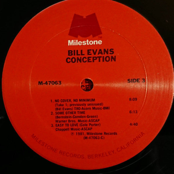 Bill Evans – Conception (2xLP) LP vinyl record, image 7 of 8