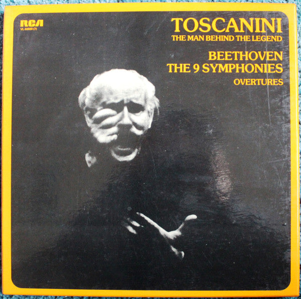 Arturo Toscanini, Ludwig van Beethoven – The Man Behind The Legend - The 9 Symphonies, Overtures (7xLP) LP vinyl record