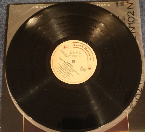Maurice Jarre – Witness (Original Motion Picture Soundtrack) LP vinyl record, image 6 of 6
