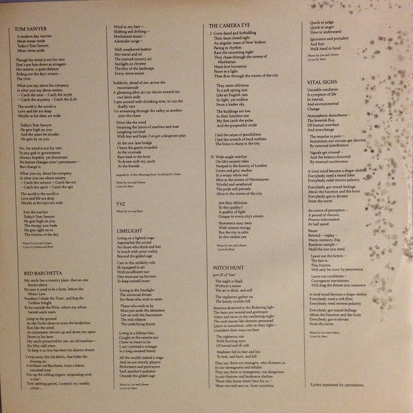 Rush – Moving Pictures LP vinyl record, image 4 of 7