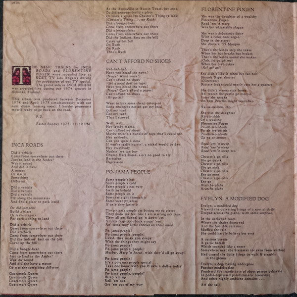 Frank Zappa, The Mothers – One Size Fits All LP vinyl record, image 4 of 6
