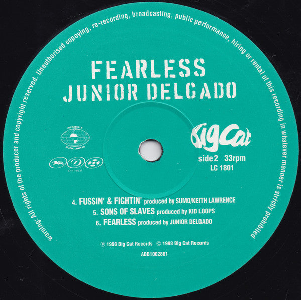 Junior Delgado – Fearless (2xLP) LP vinyl record, image 4 of 10