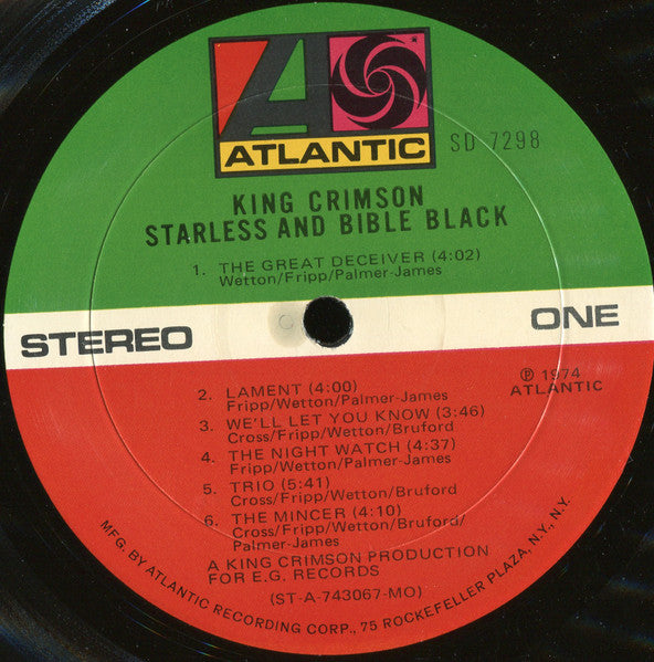 King Crimson – Starless And Bible Black LP vinyl record, image 5 of 7