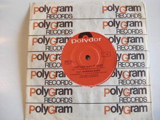 Phil Manning Band – Just The Way It Goes 7" vinyl record